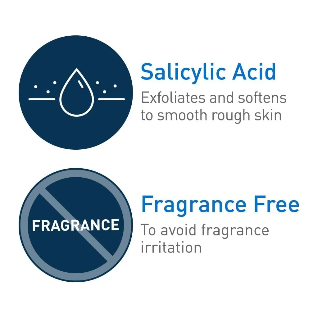 CeraVe SA Lotion for Rough & Bumpy Skin | Vitamin D, Hyaluronic Acid, Lactic Acid & Salicylic Acid Lotion | Fragrance Free & Allergy Tested | 8 Ounce - Image 5