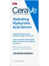 Cerave Hyaluronic Acid Serum for Face with Vitamin B5 and Ceramides, Hydrating Face Serum for Dry Skin, Fragrance Free, 1 Ounce