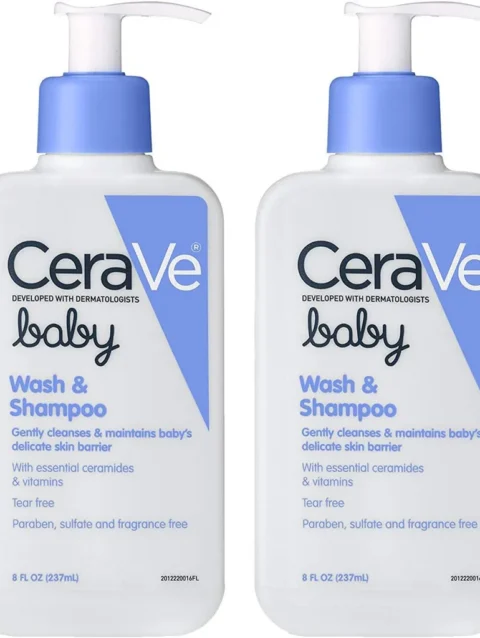 Baby Wash & Shampoo | 8 Ounce | Fragrance, Paraben, Sulfate Free Shampoo for Tear-Free Baby Bath Time (2 Pack)