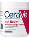 CeraVe Moisturizing Cream for Itch Relief | Anti Itch Cream with Pramoxine Hydrochloride | Relieves Itchy with Minor Skin Irritations, Sunburn Relief, Bug Bites | Fragrance Free | 19 Ounce